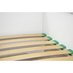 Detská posteľ Top Beds MIDI COLOR 140cm x 70cm sivá